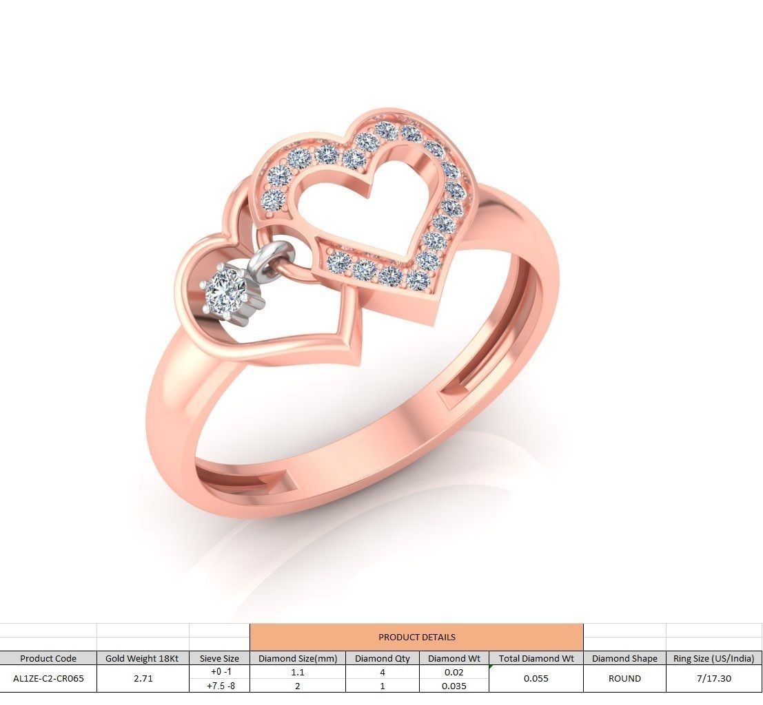 86 Wedding Engagement Women Rose Ring stl details  3D print model_63