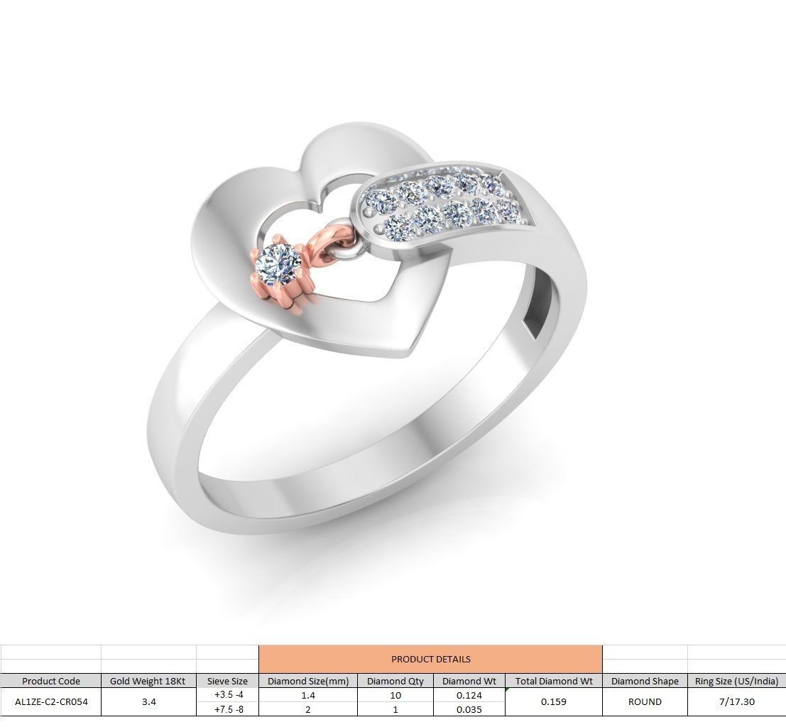 86 Wedding Engagement Women Rose Ring stl details  3D print model_51