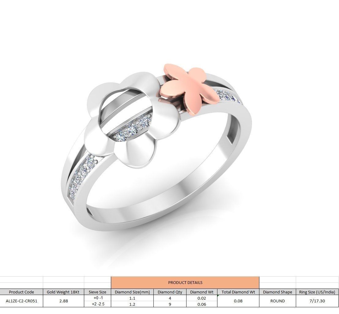 86 Wedding Engagement Women Rose Ring stl details  3D print model_48