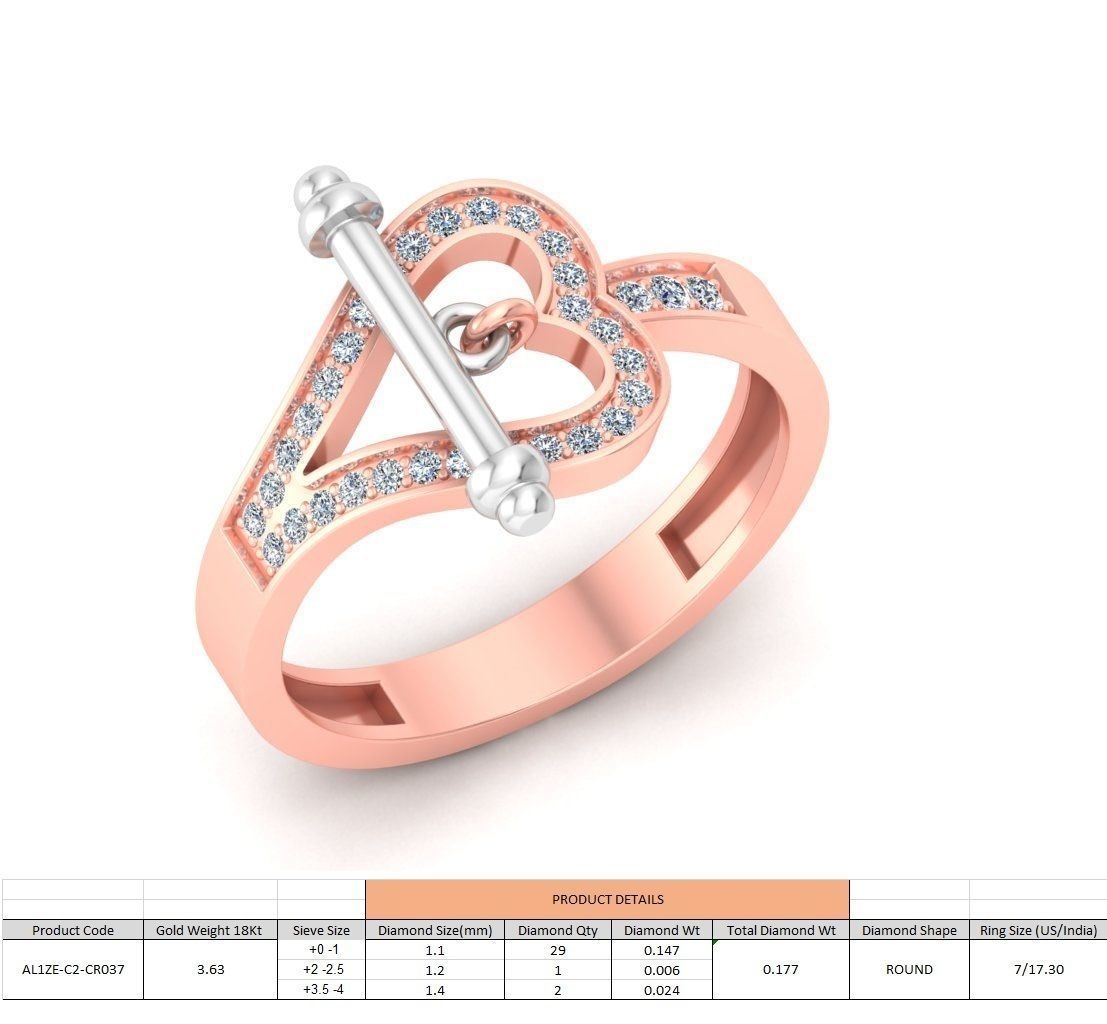 86 Wedding Engagement Women Rose Ring stl details  3D print model_32