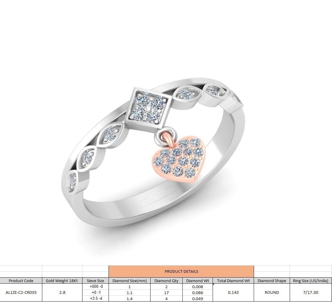 86 Wedding Engagement Women Rose Ring stl details  3D print model_30