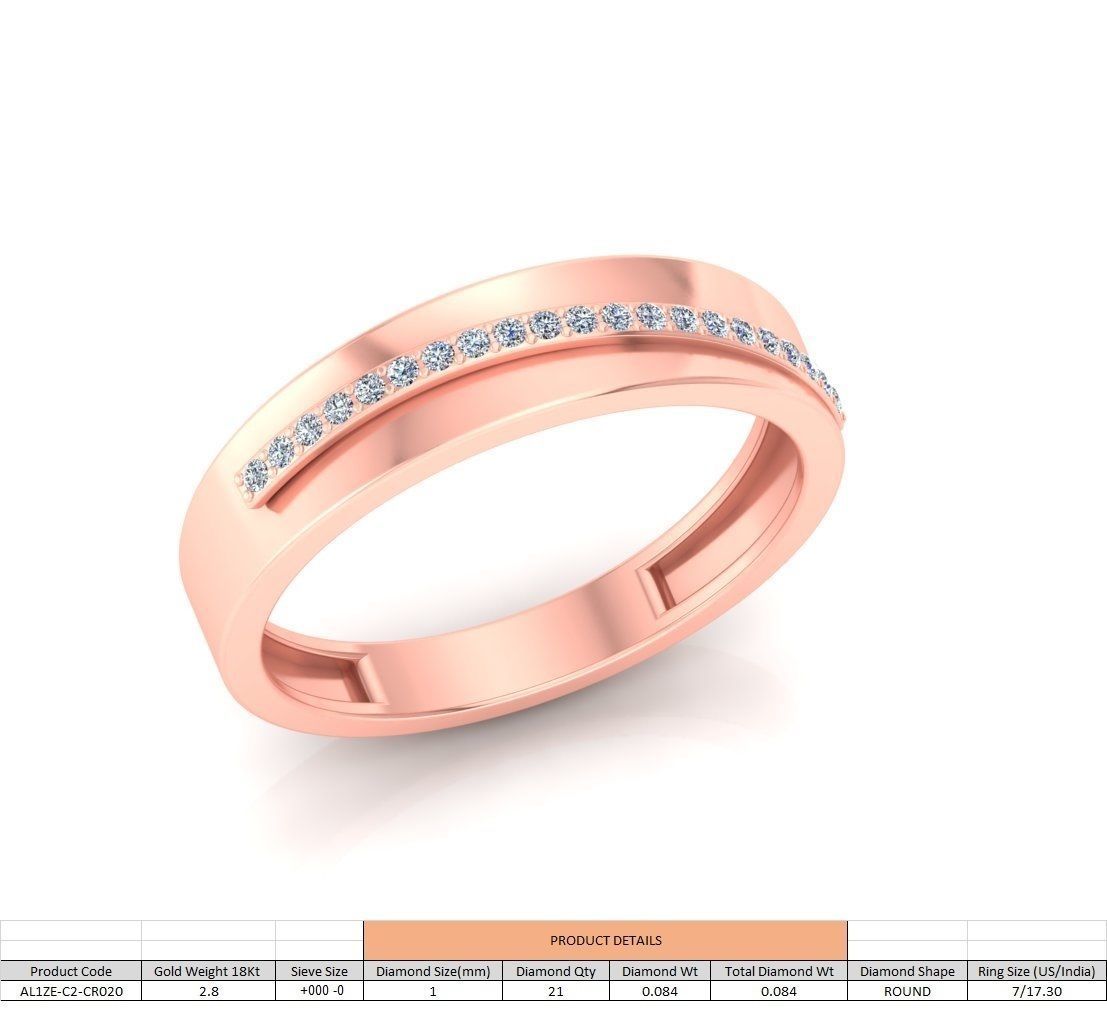 86 Wedding Engagement Women Rose Ring stl details  3D print model_16