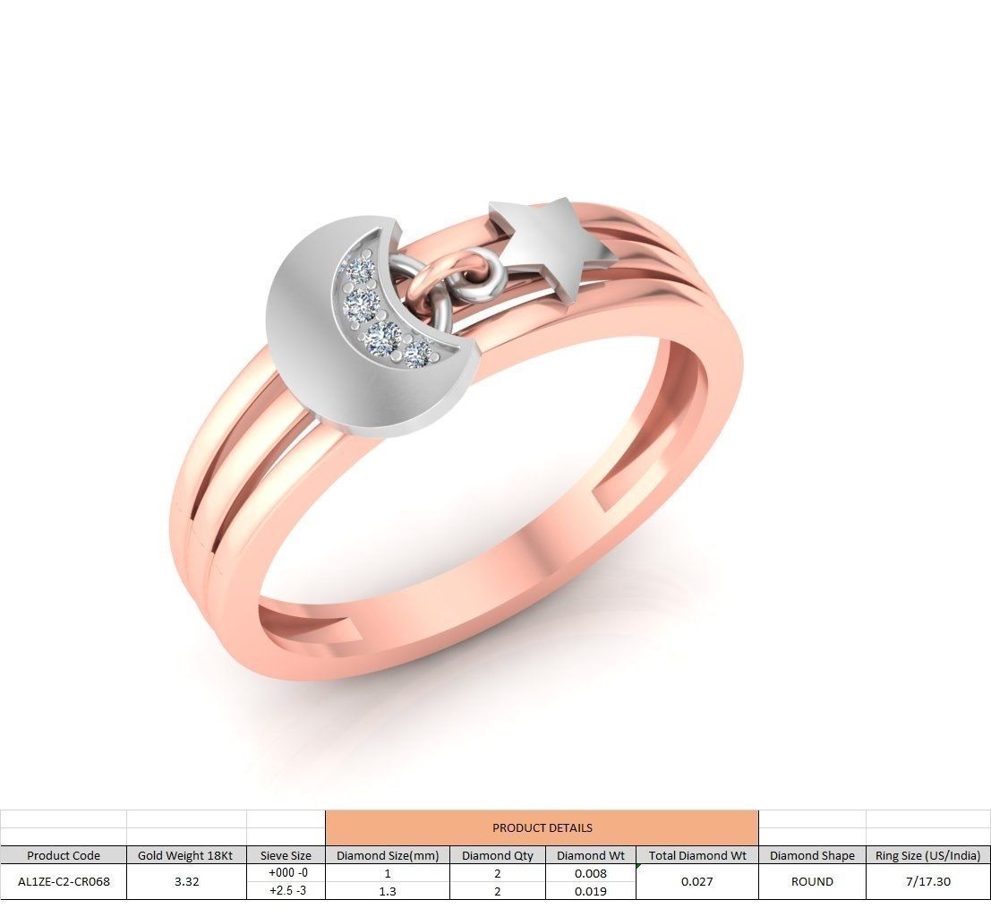 86 Wedding Engagement Women Rose Ring stl details  3D print model_66