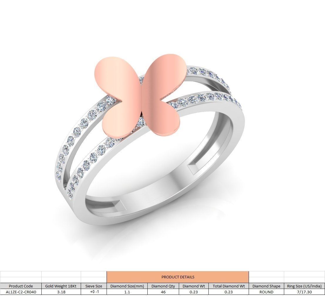 86 Wedding Engagement Women Rose Ring stl details  3D print model_36