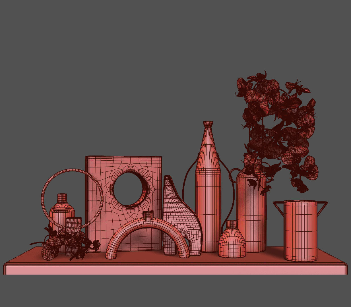 Decoration set 19 by West Elm 3D model_10