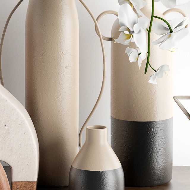 Decoration set 19 by West Elm 3D model_4