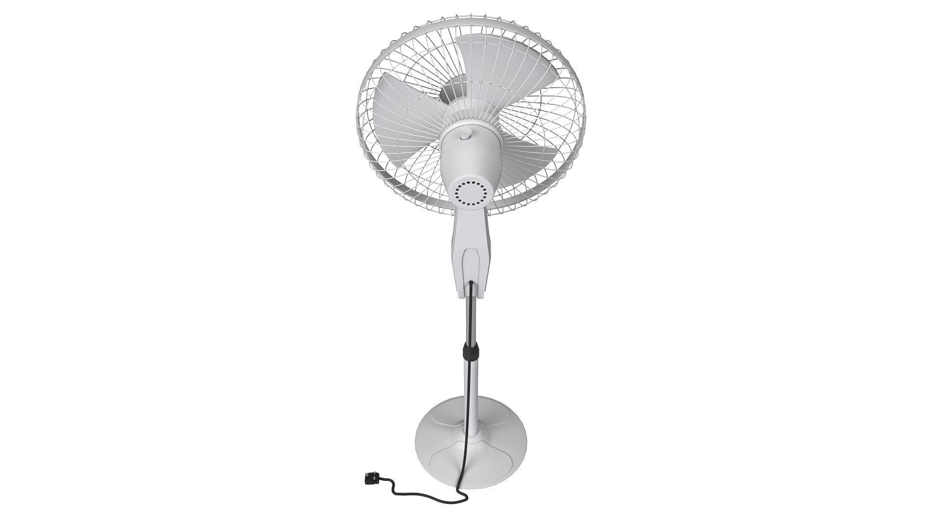 Pedestal Fan 3D model_7