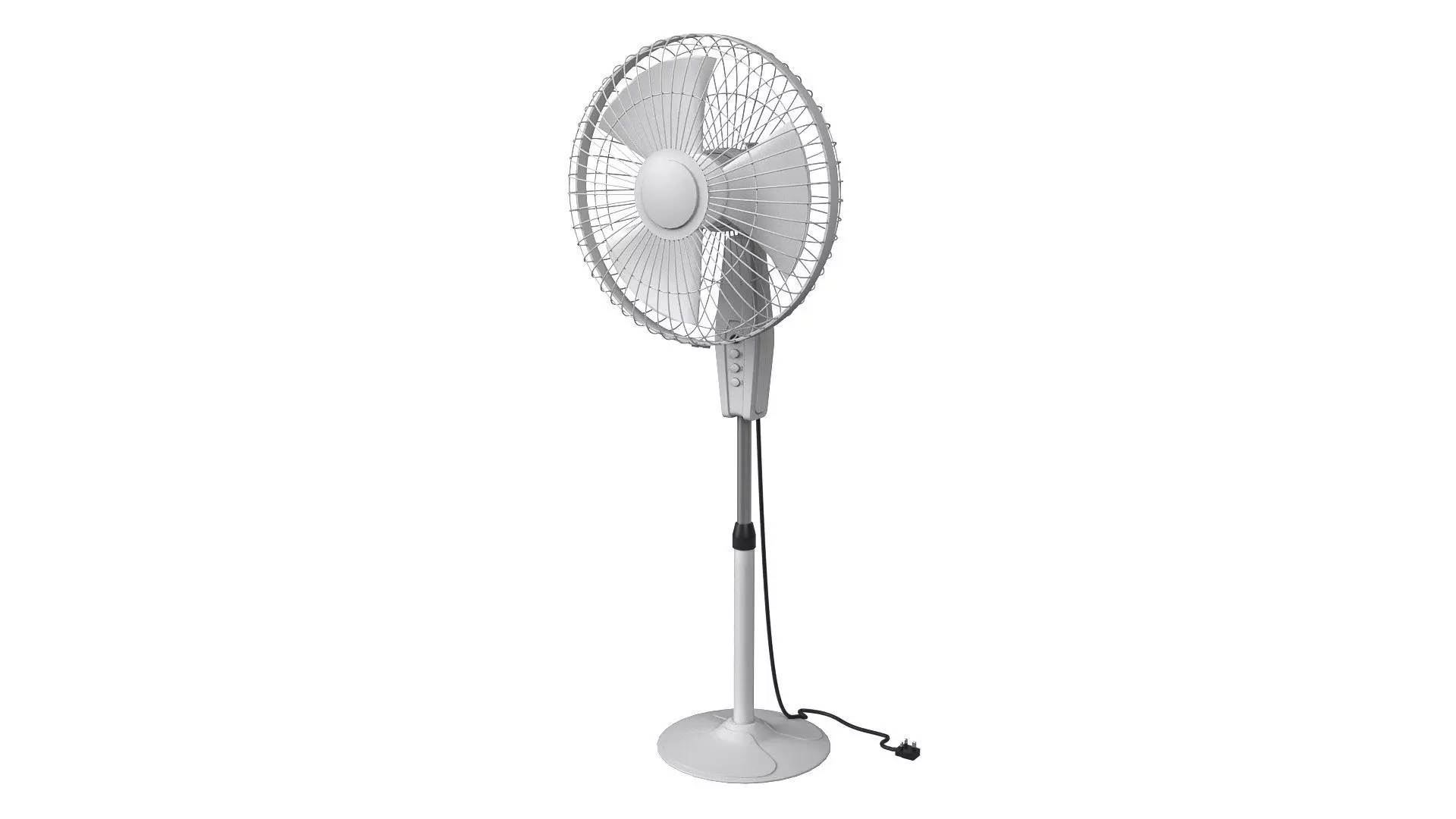 Pedestal Fan 3D model_0