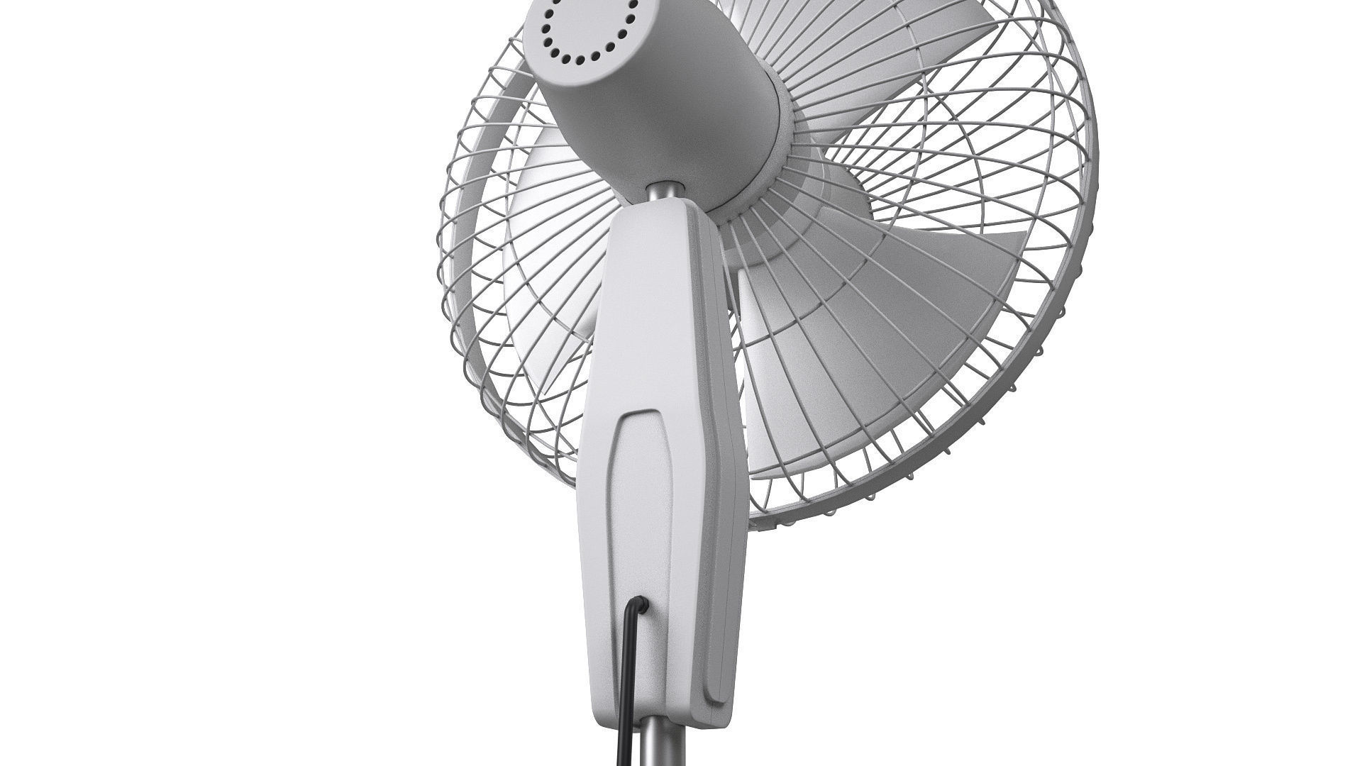 Pedestal Fan 3D model_8