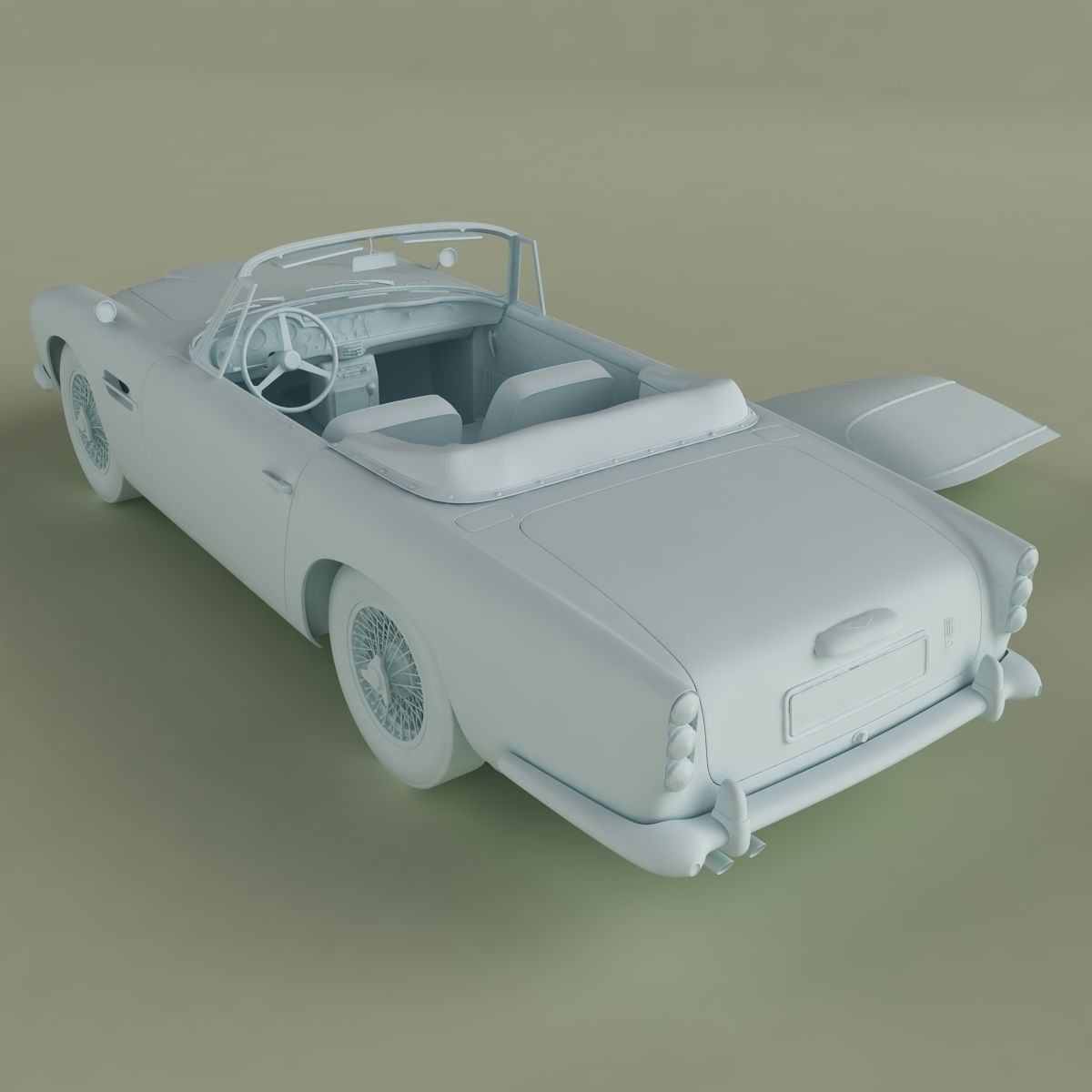 Aston Martin DB5 Drophead  3D model_12
