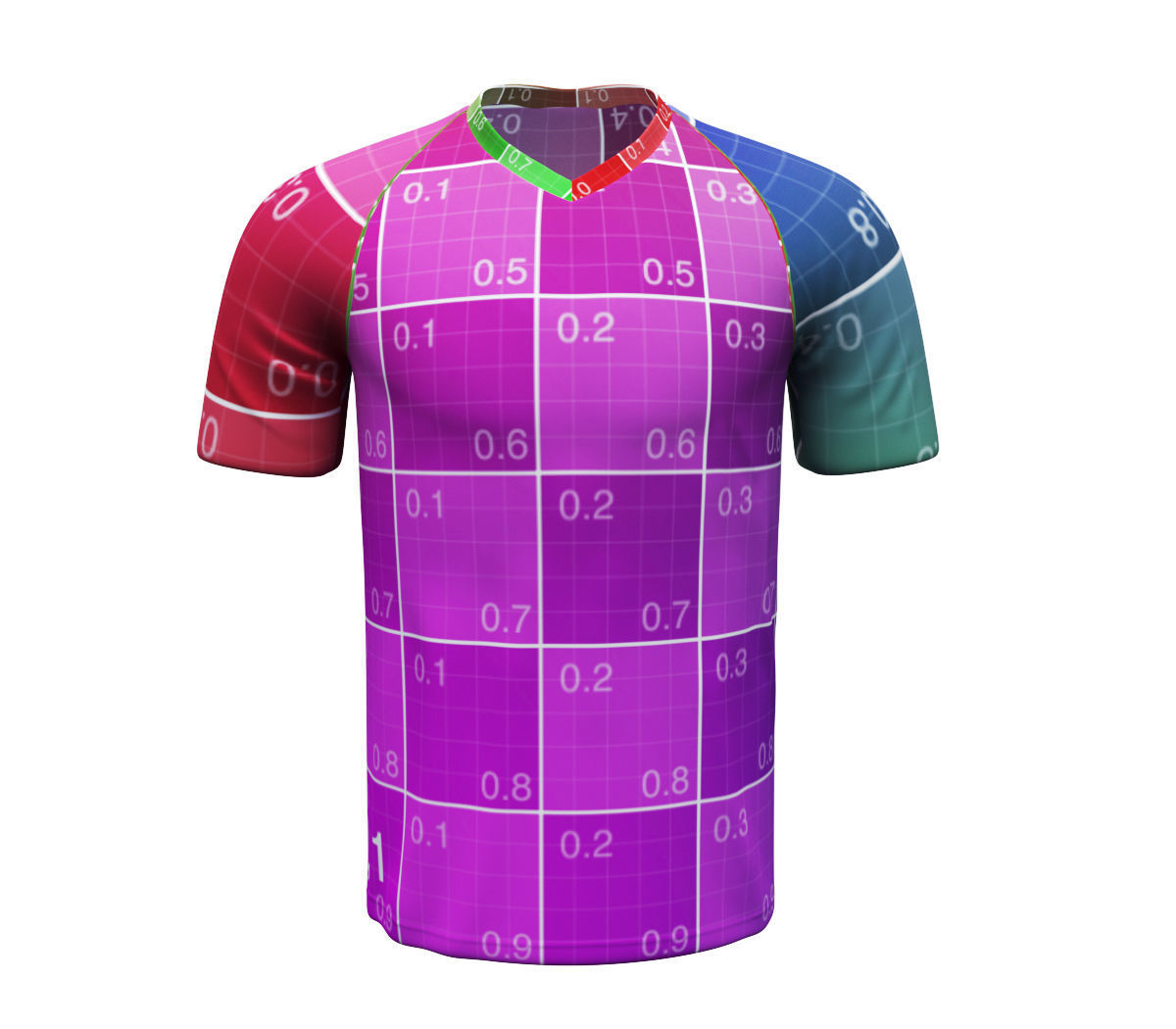 Jersey Shirt 3D model with 4K textures 3D model_5