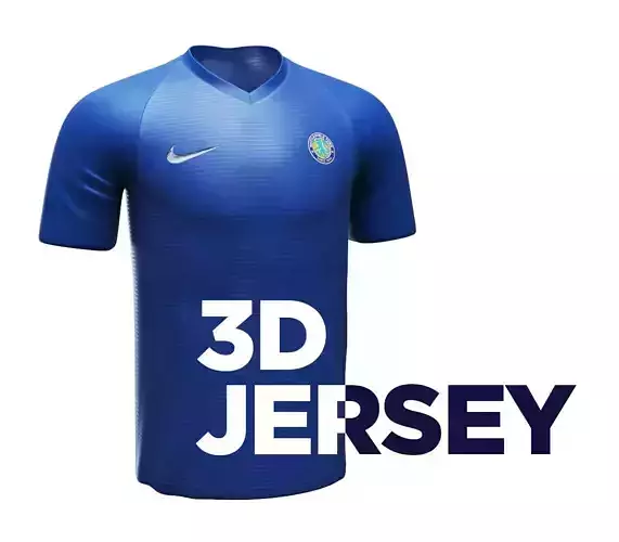 Jersey Shirt 3D model with 4K textures 3D model