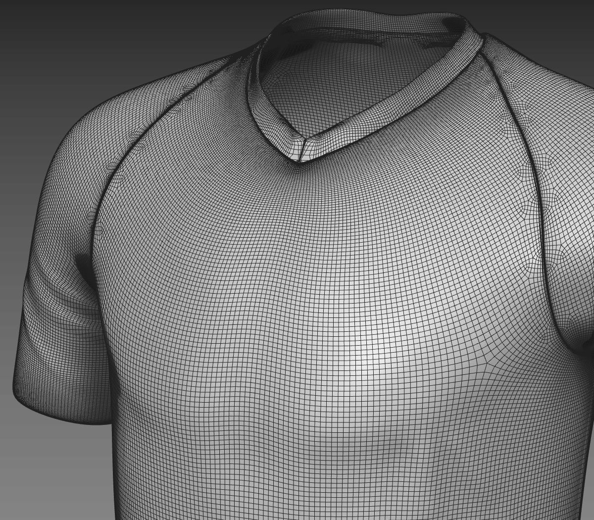 Jersey Shirt 3D model with 4K textures 3D model_6