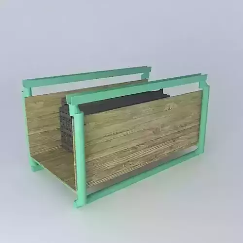 Green bin Essa Free 3D model