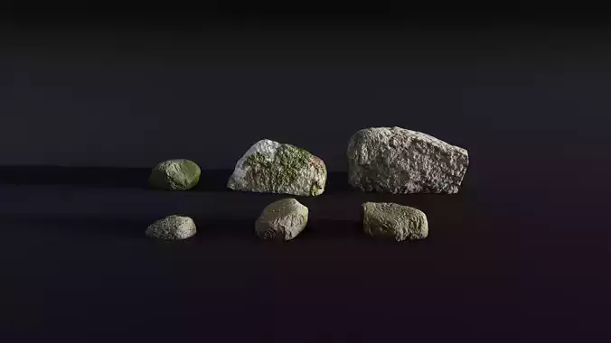 rock pack 1 - photoscanned