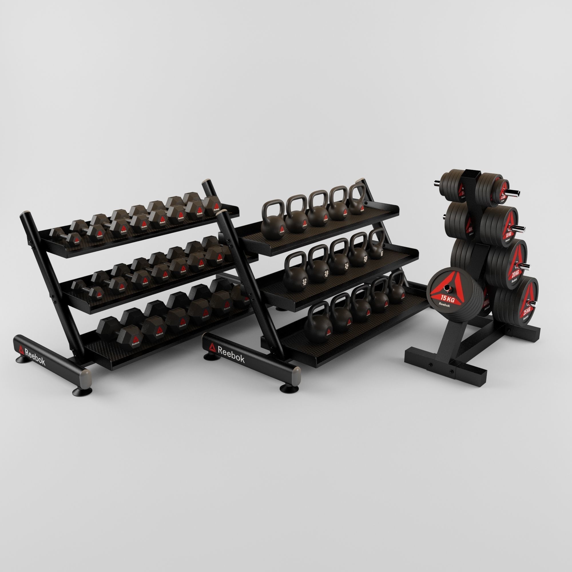 Equipment Gym 3D model_2