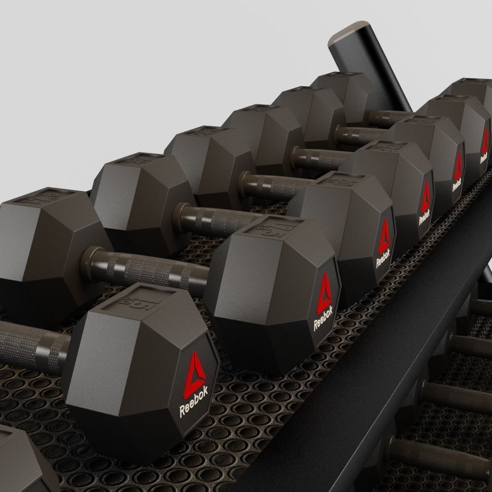 Equipment Gym 3D model_1