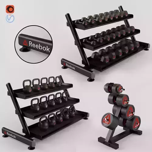 Equipment Gym 3D model