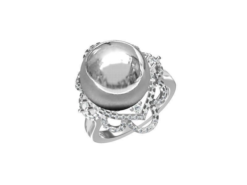 20 Pearl Rings 3D print model bulk collection 3D print model_7