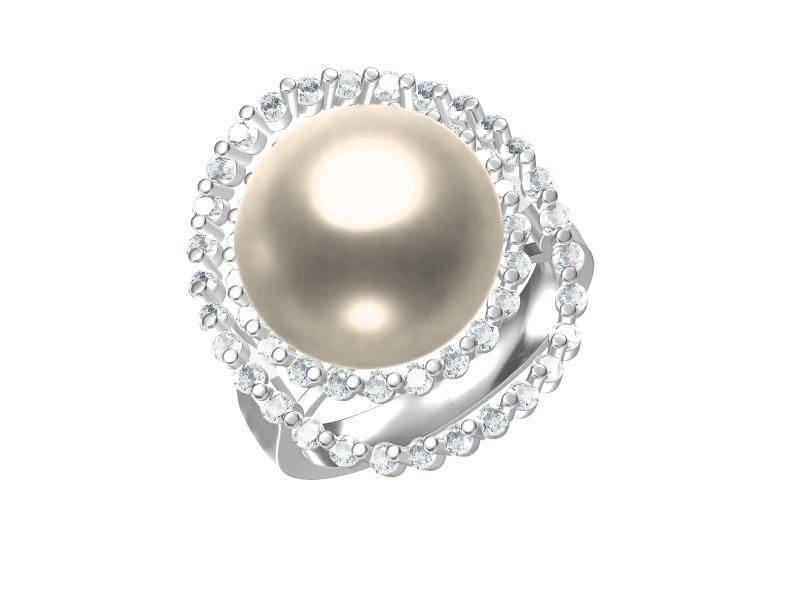 20 Pearl Rings 3D print model bulk collection 3D print model_19