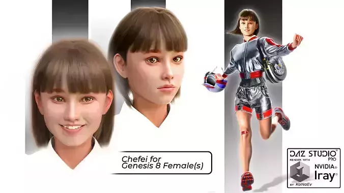 Chefei for Genesis 8 Females 3D model