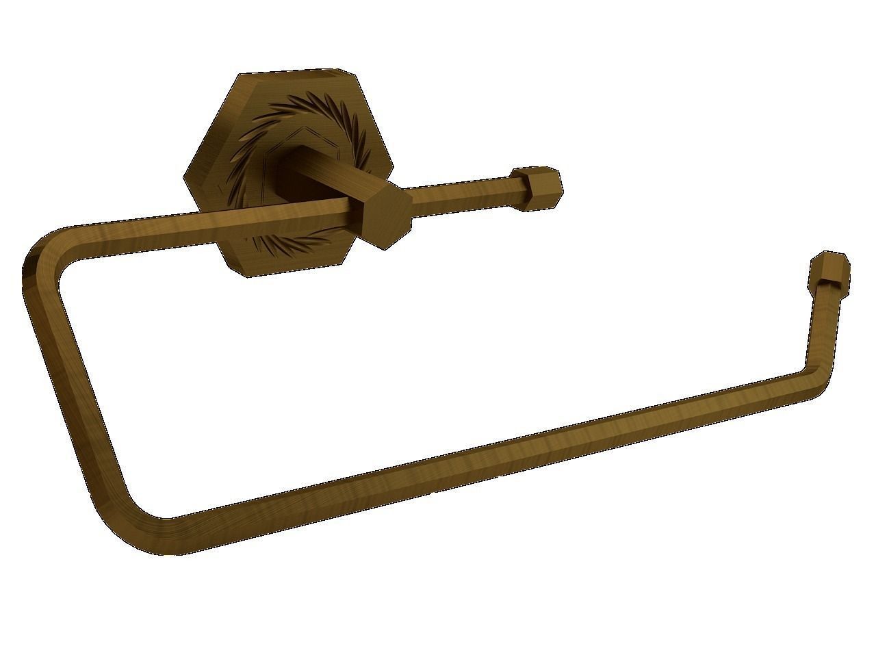 Orchid Spike Towel Capless 3D model_2