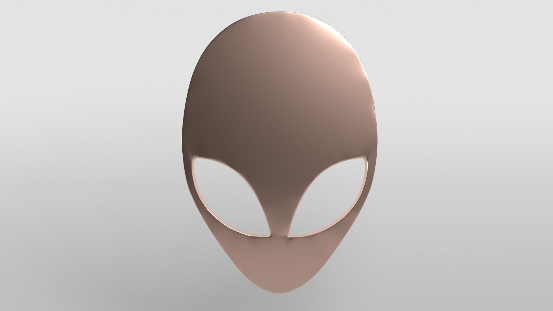 Alienware Logo 007 Free low-poly 3D model_2