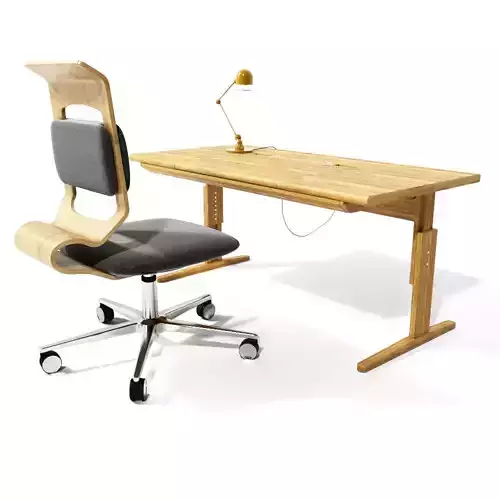 Children and office furniture