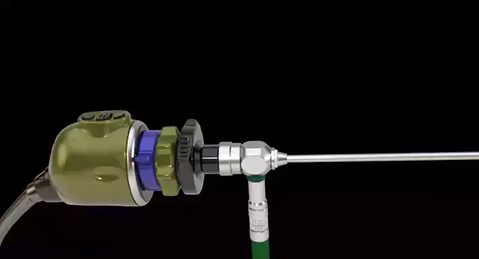 Endoscope  Low-poly 3D model