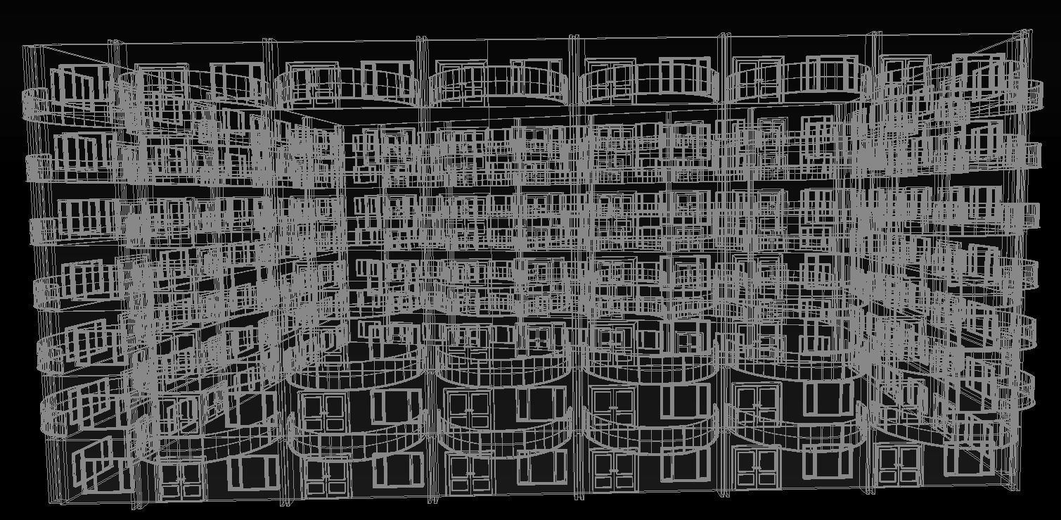 Holiday Flats 3D model_3