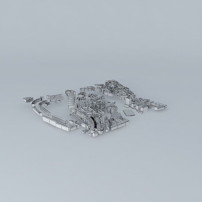 Saws-Upper waterfall Free 3D model_3