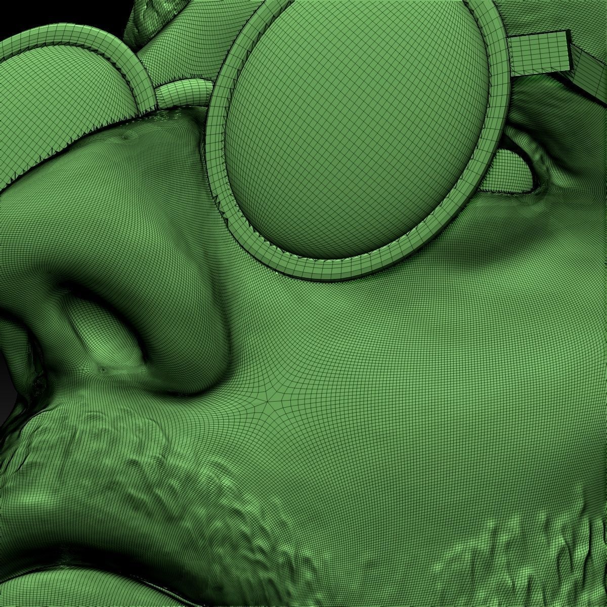 Leon killer portrait bas-relief stl file 3D print model_9