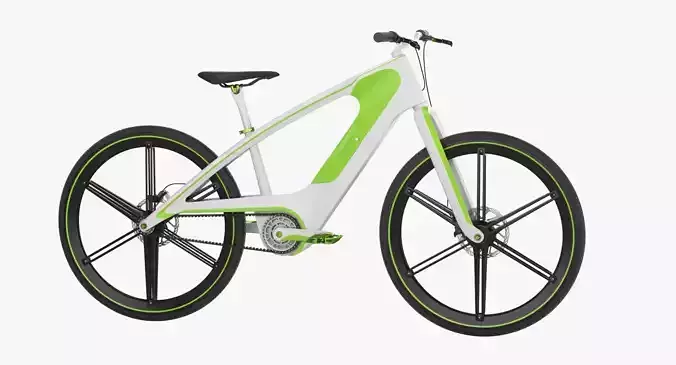 Electric bike 5 3D model