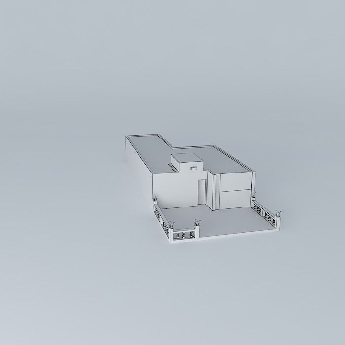 Home building Free 3D model_4