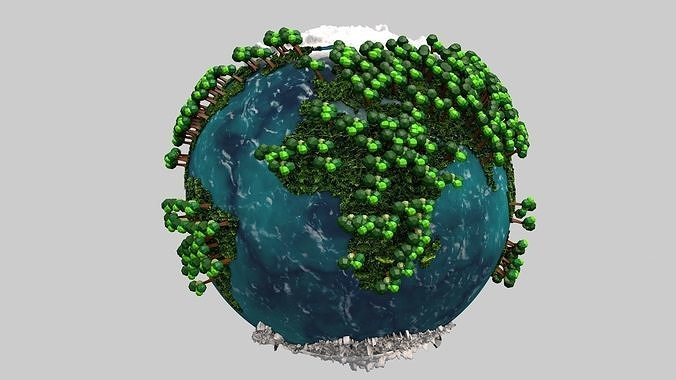 Green World 3D model