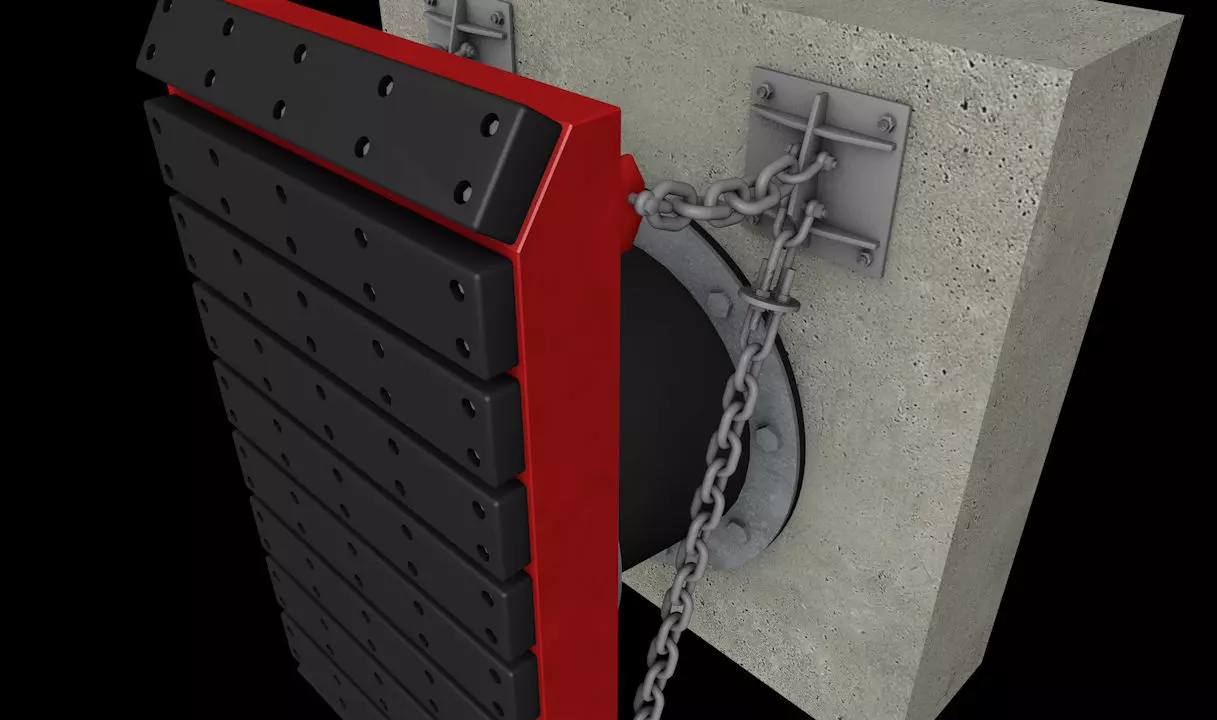 C4D dock fender 3D model_0