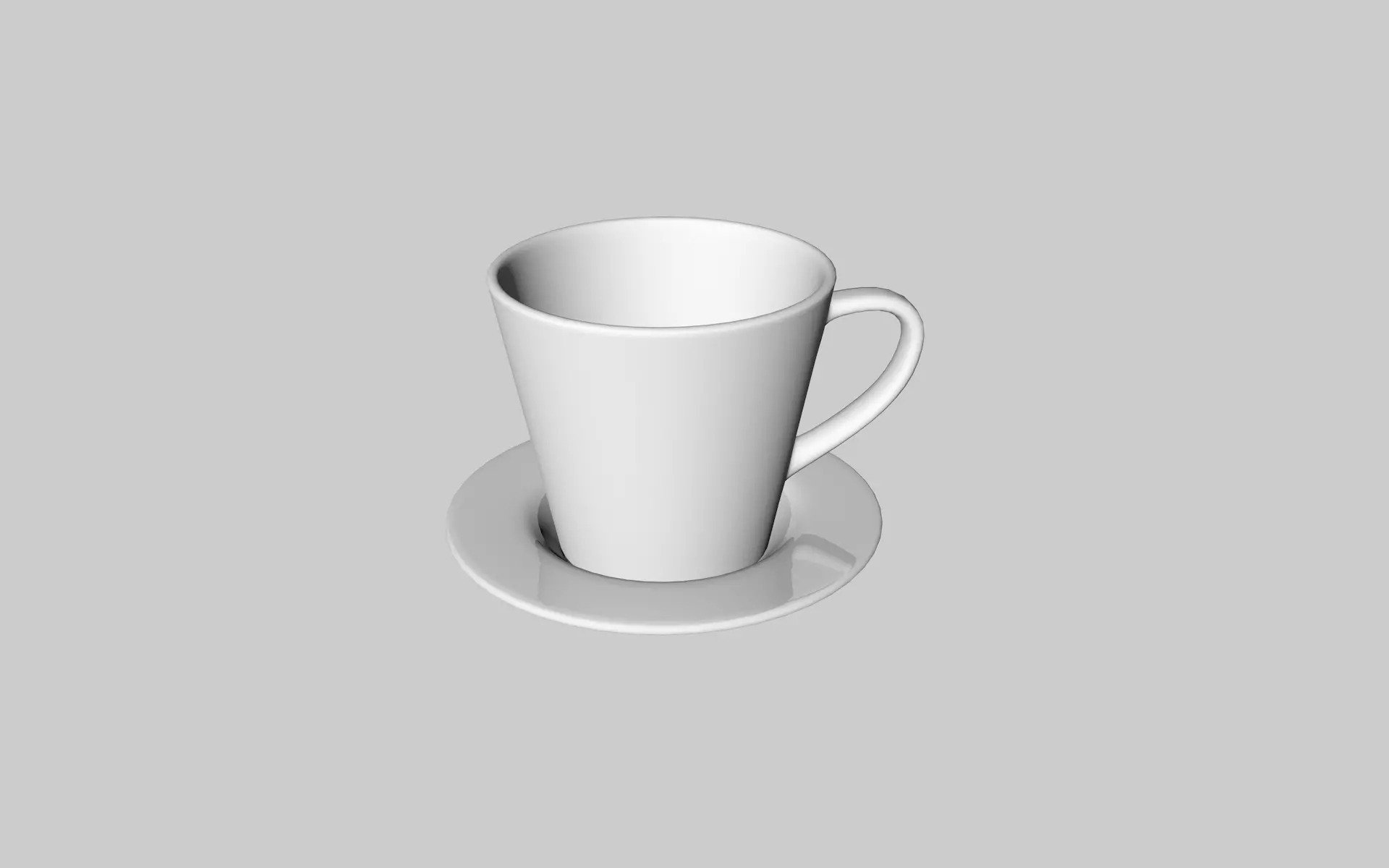 Cup of coffee 3D model_0