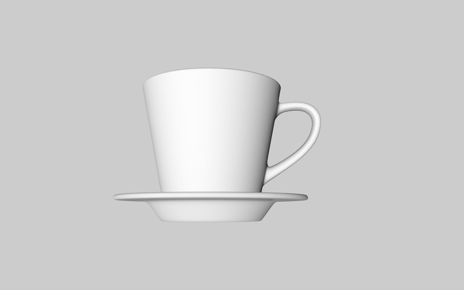 Cup of coffee 3D model_4