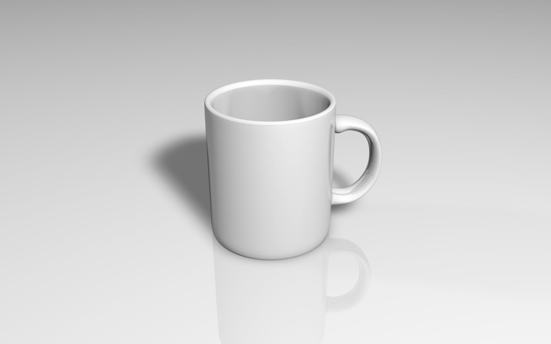 Cup of coffee 3D model_1