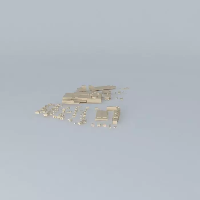 Haslevangen torpedo boat Free 3D model_0