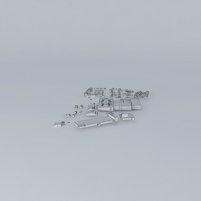 Haslevangen torpedo boat Free 3D model_4