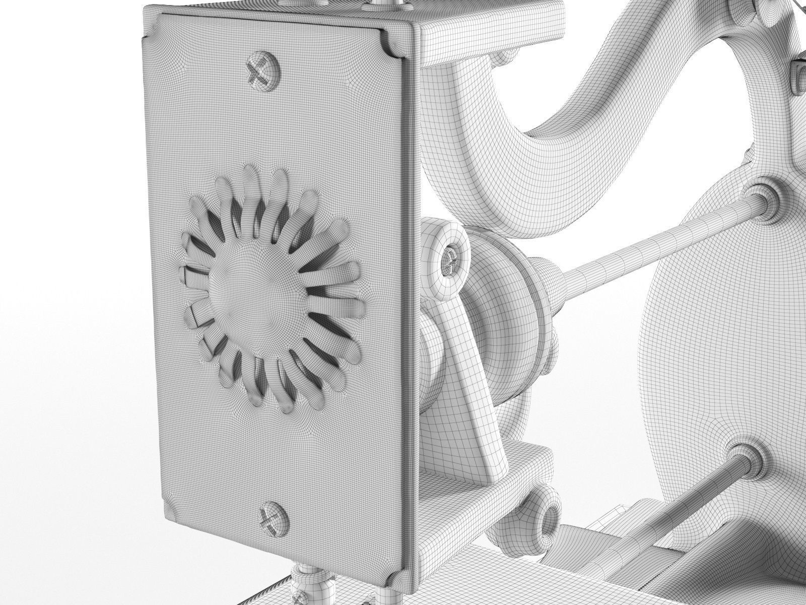 Agenoria Sewing Machine 3D model_4