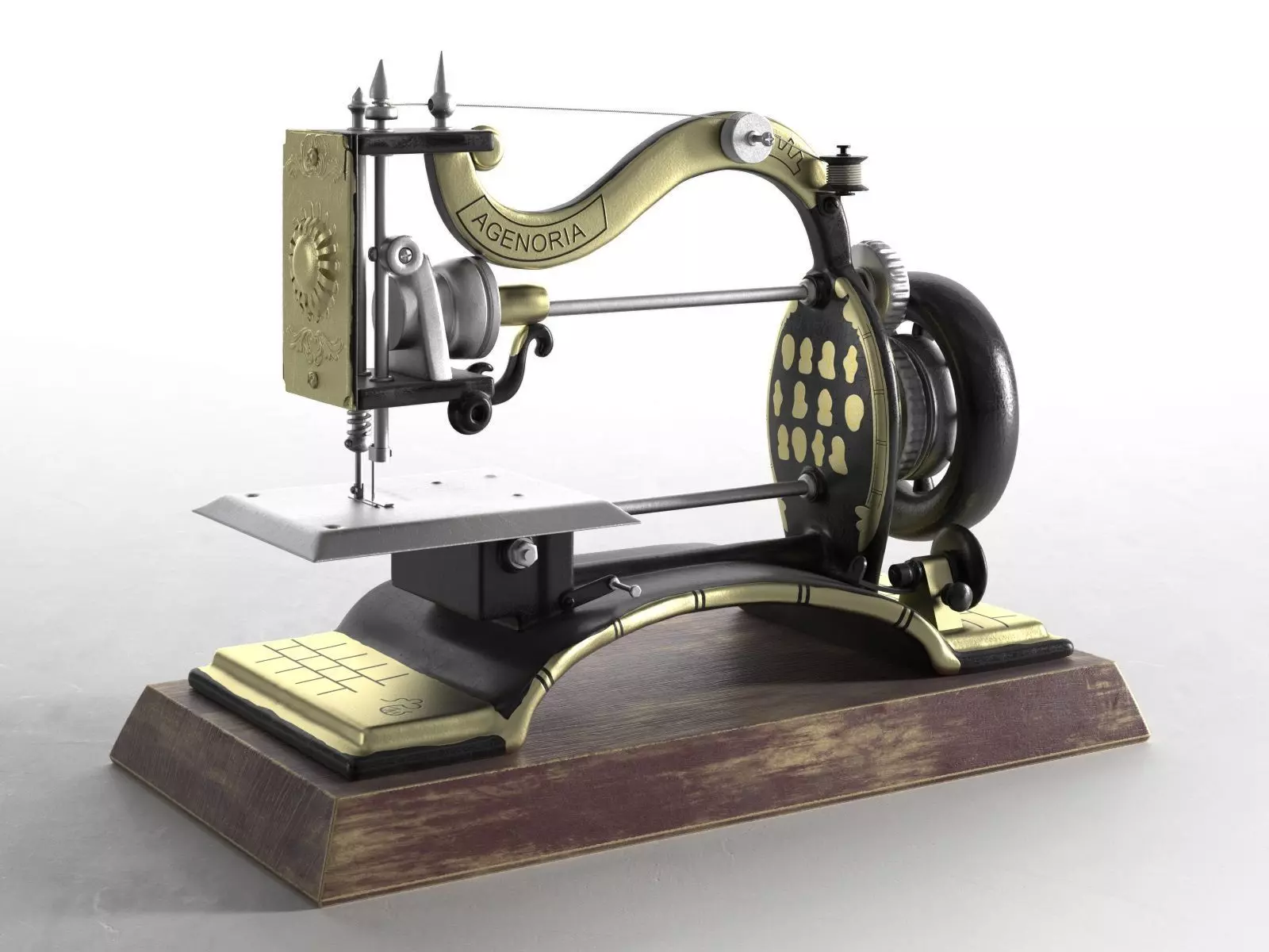Agenoria Sewing Machine 3D model_0