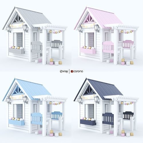 Playhouse - Wendy house for children 3D model