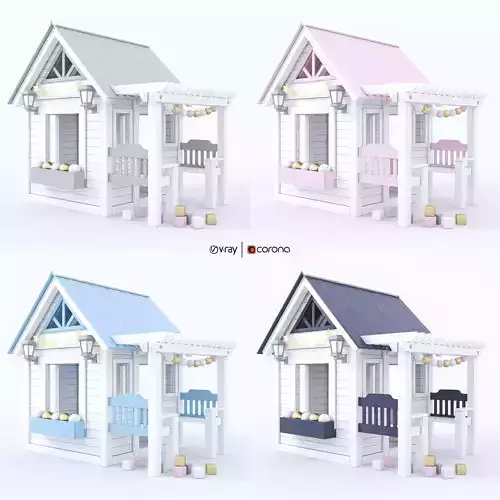 Playhouse - Wendy house for children 3D model