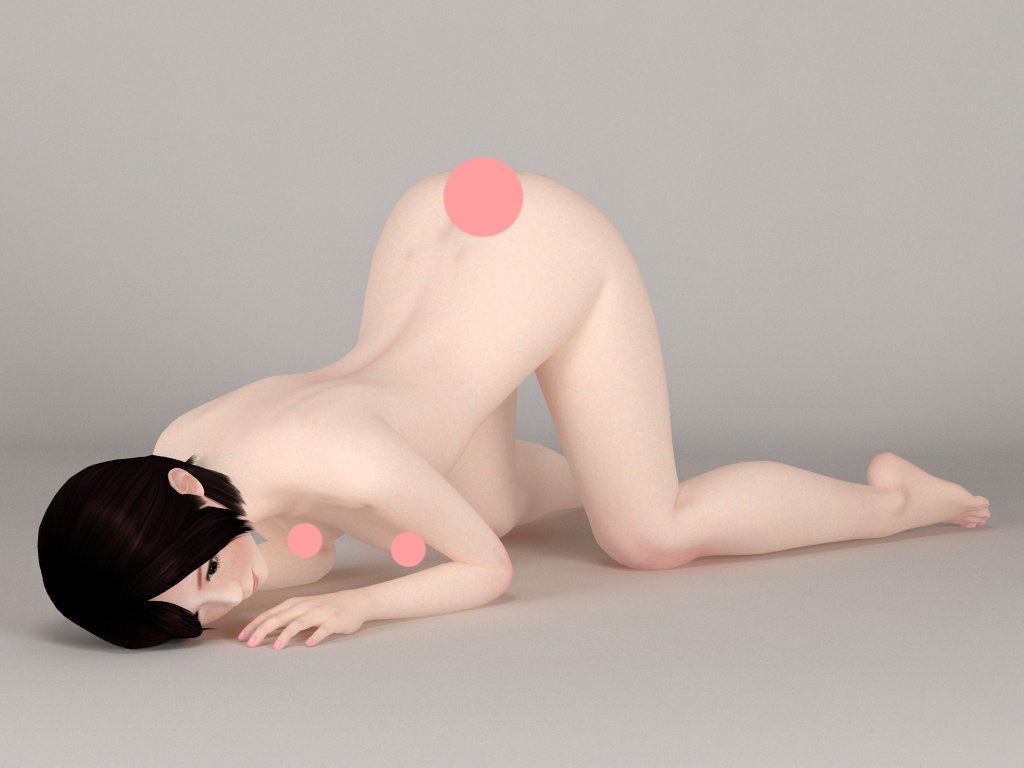 100 nude girls collection 3D model_45