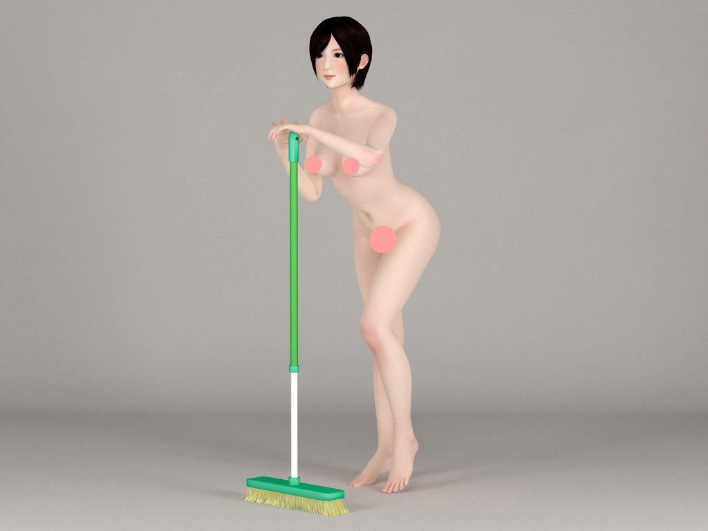 100 nude girls collection 3D model_47