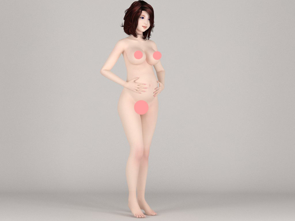 100 nude girls collection 3D model_62