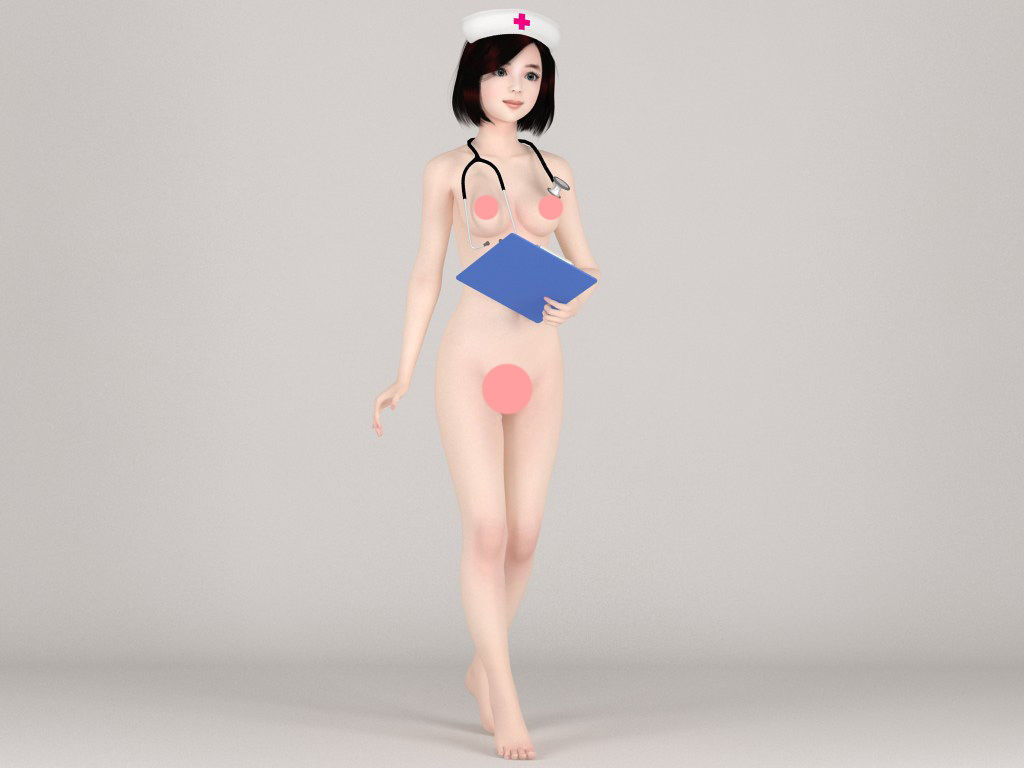 100 nude girls collection 3D model_85