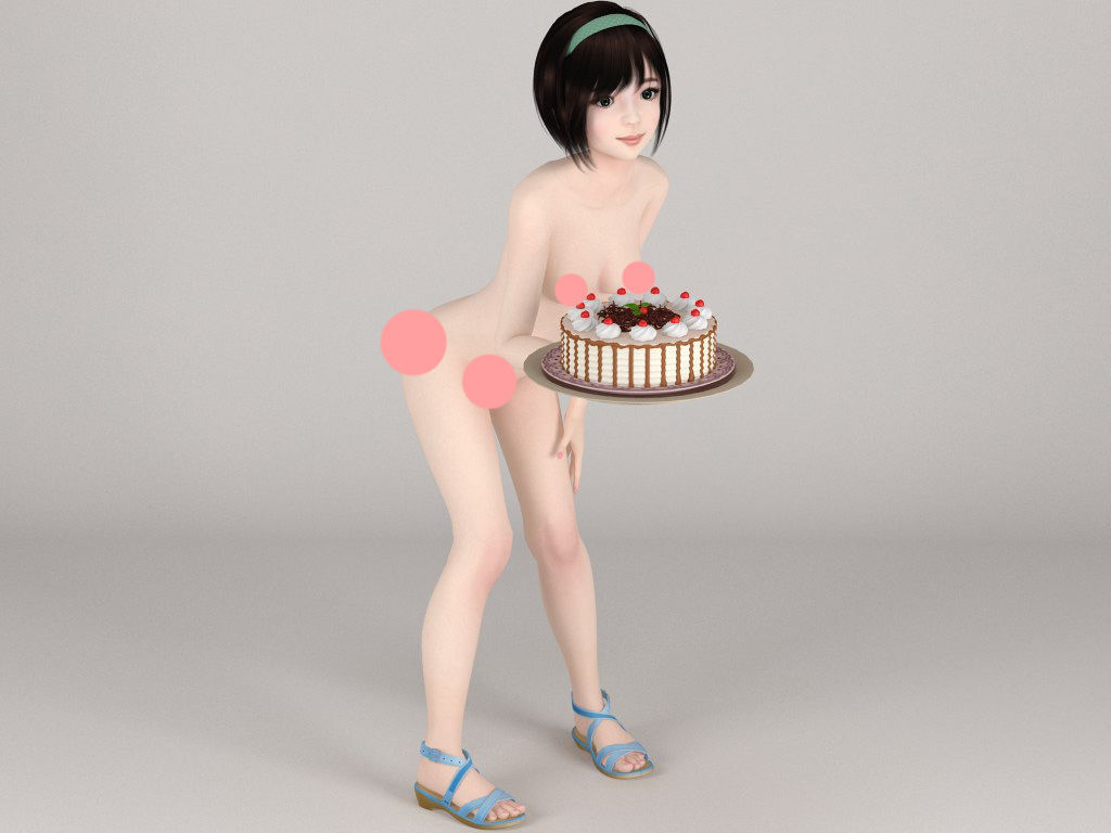 100 nude girls collection 3D model_69